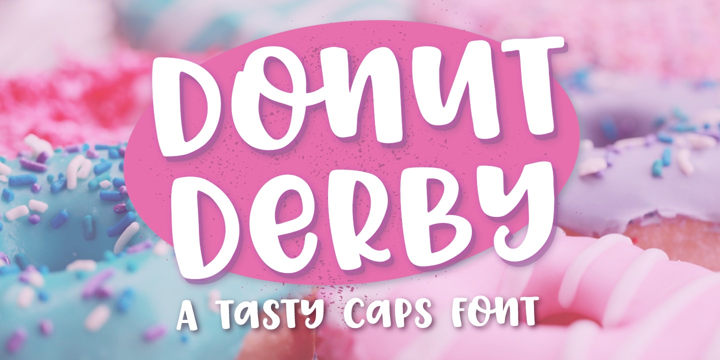 Donut Derby Regular Font preview